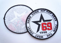 Rubber 3D Custom Clothing Patches Embosssed With Backing