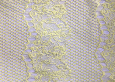 Customized Color Fashion Lingerie Lace Fabric Beads / Rhinestones Decoration